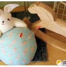一个小巧可爱的兔子手工教程图解 可爱小兔子绒布玩偶手工diy