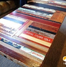 多款具有欧美艺术风的桌子的手工制作  利用旧物自制艺术时尚的桌子