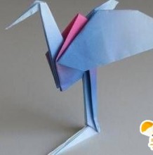 纸艺丹顶鹤的手工制作步骤教程  如何用纸折出漂亮的丹顶鹤