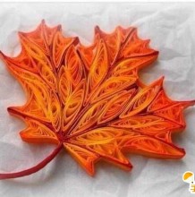 精美漂亮的枫叶的手工制作  漂亮的枫叶洐纸手工制作教程