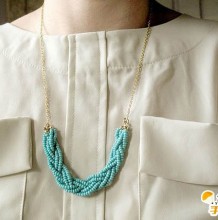 简单精美漂亮的小珠子项链 自己制作串珠项链手工diy教程