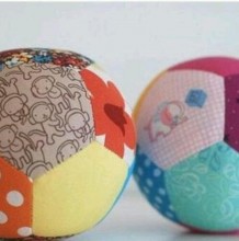 创意用布制作的圆球  漂亮的布球的手工制作图解教程  创意手工制作