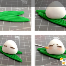 精致的粽子粘土手工制作图解 似卡通般的粽子 教你如何制作可爱的粽子