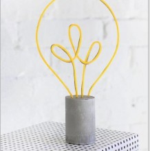 创意个性手工制作灯泡小摆件 简约又漂亮的灯泡装饰小摆件的手工制作教程