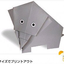 教你如何制作手工可爱大象折纸　超可爱又憨厚的大象　可爱的手工大象折纸教