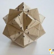 手工折纸diy教程 漂亮好看的菱角花球的手工制作教程 花球怎么手工制作