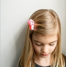 简单唯美漂亮蝴蝶形状的发夹的手工制作教程 不织布手工diy制作 