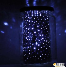 玻璃瓶创意制作成精美的星光瓶 星光瓶的手工制作步骤图解教程 手工diy制作