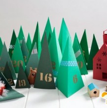 手工折纸小森林礼物盒  创意新颖的小森林礼物盒  手工制作折纸森林礼物盒教