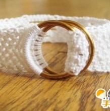 时尚编织女生纯白款式手镯    教你如何打造一款时尚气质的美女手链手绳编织