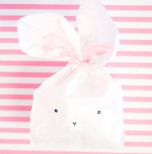超萌超级可爱的兔子礼品包装袋手工diy制作教程 手工创意diy制作教程