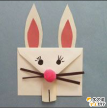 可爱好看的信封玩偶手工纸艺教程图解 小巧玲珑清新的兔子信封 浓缩着真诚的