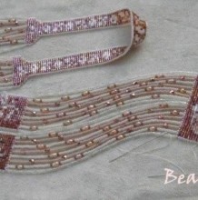 大型的编织串珠手工教程图解 带有福字的串珠编织 好看创意的空间形象感