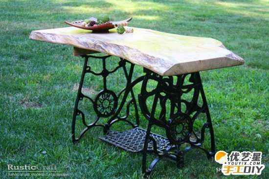 多款具有欧美艺术风的桌子的手工制作  利用旧物自制艺术时尚的桌子_www.youyix.com