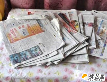 旧报纸我们能拿来做什么手工？用报纸纸张制作创意储物柜手工教程_www.youyix.com