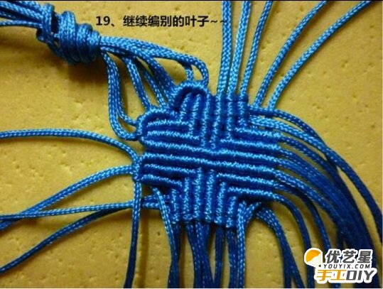 代表幸运幸福的四叶草的手工编织步骤教程  如何手工编织漂亮的四叶草_www.youyix.com