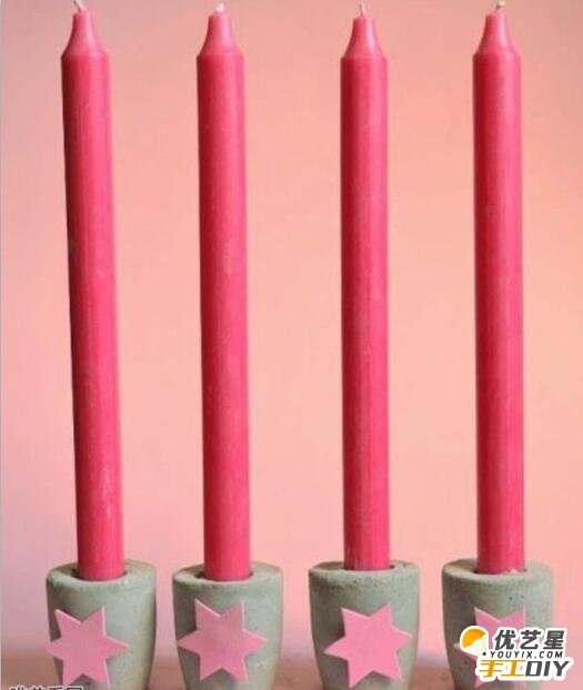 创意手工制作漂亮精美的蜡烛台 精美实用的蜡烛台的手工制作图解教程_www.youyix.com