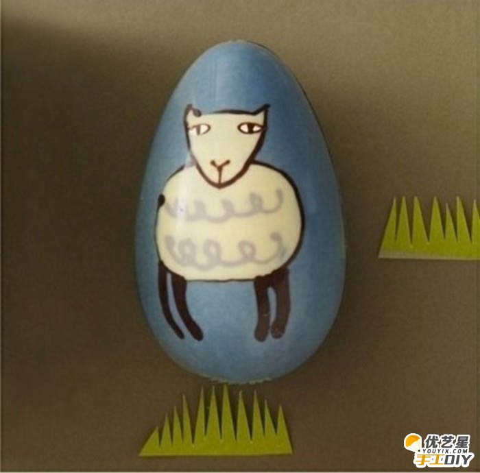 创意可爱的鸡蛋画手工作品图解 在蛋壳外大展身手的绘画出精美逼真的画像_www.youyix.com
