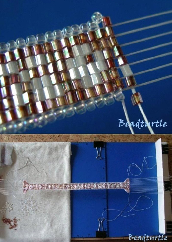 大型的编织串珠手工教程图解 带有福字的串珠编织 好看创意的空间形象感_www.youyix.com