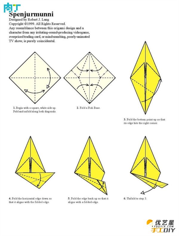 如何用纸简单的折出立体可爱的皮卡丘 皮卡丘的折纸步骤教程 怎么折皮卡丘_www.youyix.com