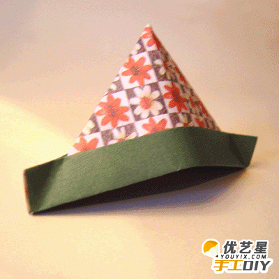 简单地制作出小巧可爱又精美好看的小帽子 手工diy制作的小帽子纸艺教程_www.youyix.com
