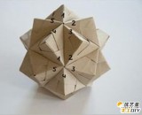 手工折纸diy教程 漂亮好看的菱角花球的手工制作教程 花球怎么手工制作
