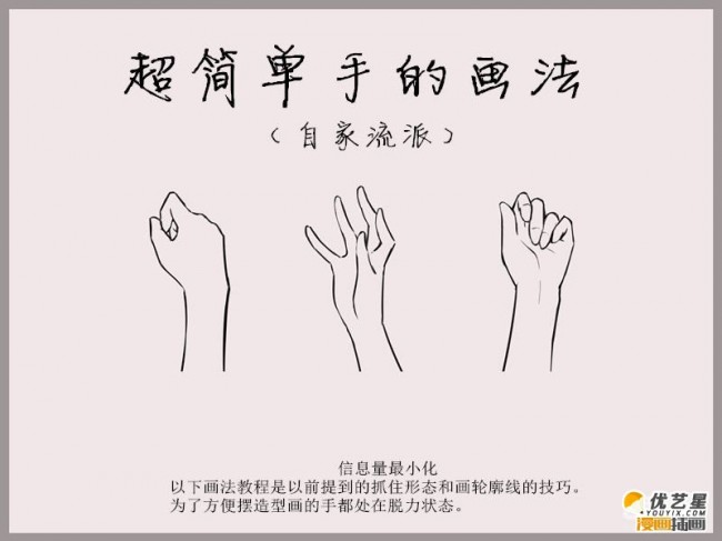 漫画手的画法