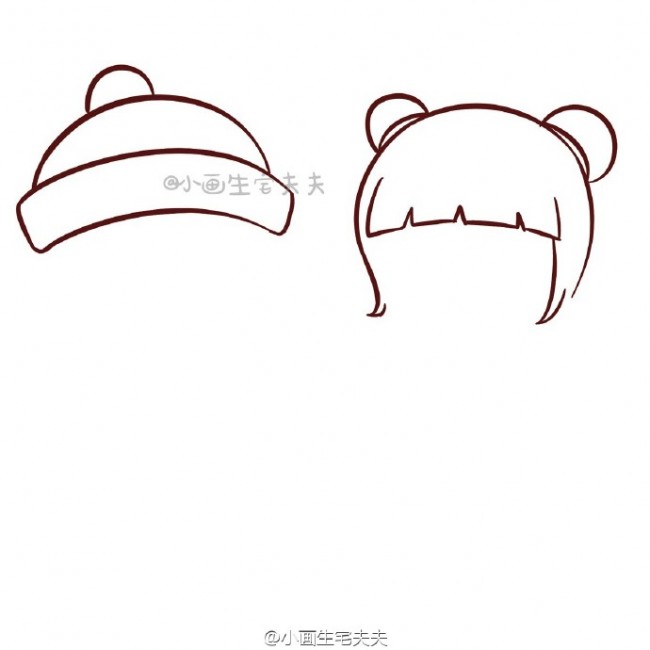 可爱祝福恭贺状童男童女简笔画教程古代服饰装扮小男生女孩怎么画