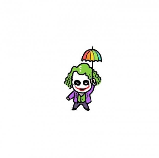 经典反派蝙蝠侠小丑手绘教程合辑图片 小丑的简笔画/彩铅/水彩