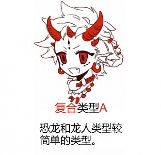 女生长着各种角的示范图片 龙角鹿角恶魔角等等 角类动漫女生画法
