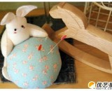 一个小巧可爱的兔子手工教程图解 可爱小兔子绒布玩偶手工diy