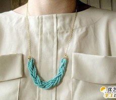 简单精美漂亮的小珠子项链 自己制作串珠