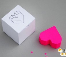简单折纸心形礼盒手工 简单心形折纸手工