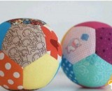 创意用布制作的圆球  漂亮的布球的手工制作图解教程  创意手工制作