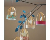 可爱的鸟笼手工折纸饰品怎么做　好看又易做的鸟笼　简单鸟笼折纸纸艺手工教