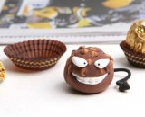 可爱邪恶小怪兽巧克力软陶粘土手工制作 可爱的小怪兽 简单可爱小怪兽巧克力