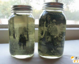 复古怀旧照片的水瓶子 如何简单地制作出精致美丽的复古怀旧相片瓶 手工相片