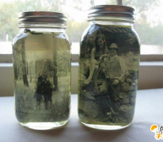 复古怀旧照片的水瓶子 如何简单地制作出