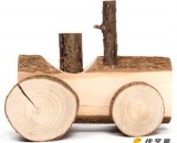 原木质感的木头小玩具手工制作的教程图解 回归自然、质朴的玩趣本质 勾勒美