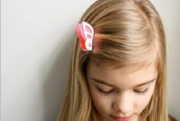 简单唯美漂亮蝴蝶形状的发夹的手工制作教程 不织布手工diy制作 