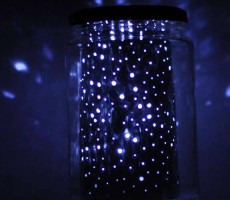 玻璃瓶创意制作成精美的星光瓶 星光瓶的