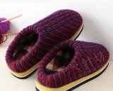 毛线拖鞋如何手工自制 兔子花毛线拖鞋的手工制作教程 毛线拖鞋的手工编织制