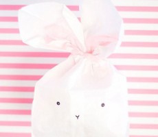 超萌超级可爱的兔子礼品包装袋手工diy制