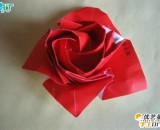 玫瑰花的简单折法教程 如何用纸简单折出漂亮好看的玫瑰花 手工diy纸玫瑰