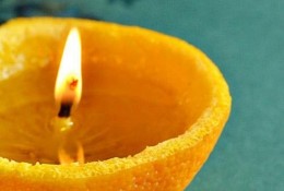 手工diy自制精美漂亮的橙子蜡烛 蜡烛的手工diy制作教程 如何自制精美的水果蜡烛