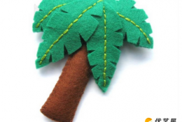 如何利用布料来手工制作出一些可爱的玩偶 简单的布艺活制作小树木玩偶教程