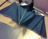 万圣节手工制作邪恶的蝙蝠 DIY设计制作万圣节手工折纸邪恶创意的蝙蝠图解