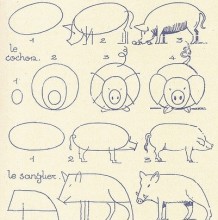 常见的小动物卡通简笔画怎么画 一组国外很流行的小动物画法教程