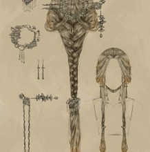 超精美的古代女性发型和配饰发簪的演示和素材 唯美古风