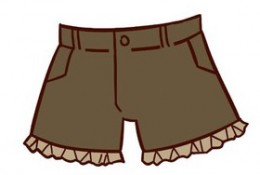 短裤怎么画？短裤卡通画画法教程 短裤简笔画漫画